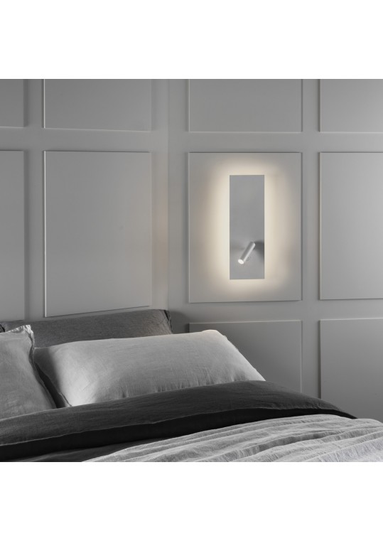 hotel bedroom Edge Reader LED Single Switch  Matt White item 7959