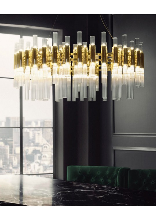 WATERFALL ROUND SUSPENSION modern lighting
