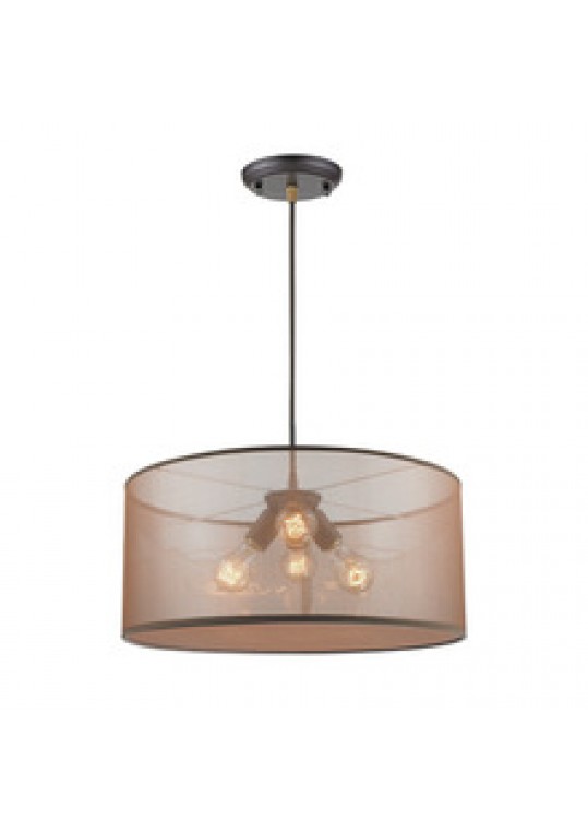 hotel pendant light with linen shade chrome contemporary design custom made in china lighting manufacturer coart item 2018512208187 